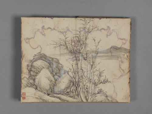 钱维城山水小册, , Qian Weicheng
