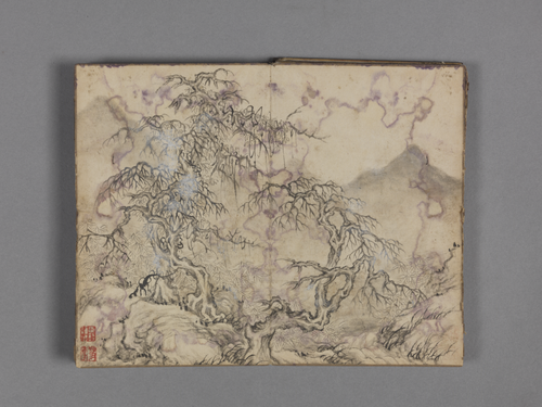钱维城山水小册, , Qian Weicheng