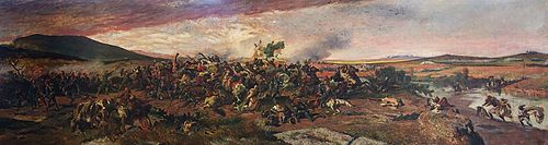 Còpia de la batalla de Wad-Ras de Marià Fortuny., 1885, Cristóbal Alandi