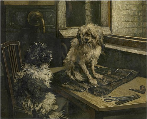 Dogs, 1886, Jan Stobbaerts