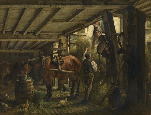 Haycart, , Jan Stobbaerts