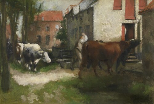 To the stabes, 1902, Jan Stobbaerts