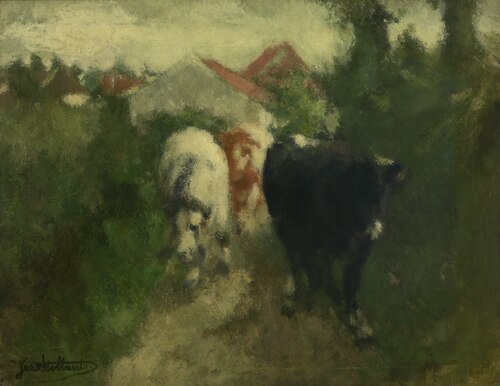 Sunken Road, 1914, Jan Stobbaerts