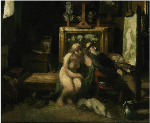 Rest of Diana, 1886, Jan Stobbaerts
