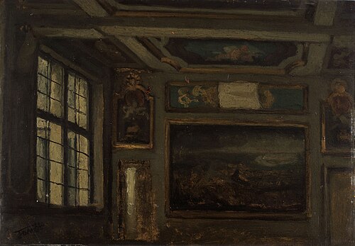 Intérieur de salon, , Jan Stobbaerts