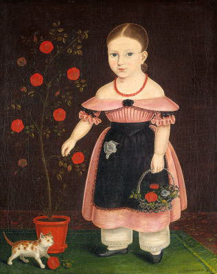 Little Girl in Lavender, 1840, John Bradley