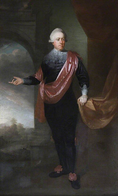 John Hussey Delaval, later 1st Baron Delaval of Seaton Delaval (1728-1808), in Vandyck dress, 1774, William Bell