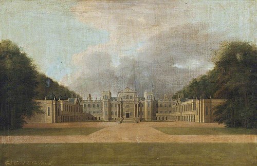 View of the North (Entrance) Front of Seaton Delaval Hall, 1774, William Bell