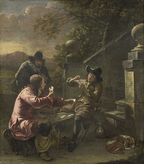 The card players, 1660, Johannes Natus