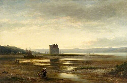 Lochranza Castle, 1871, William Beattie Brown