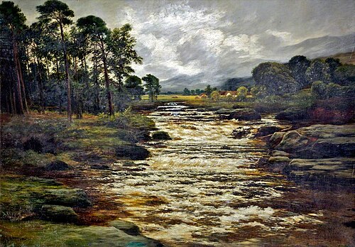 The River Dochert, at Killin, Perthshire, , William Beattie Brown