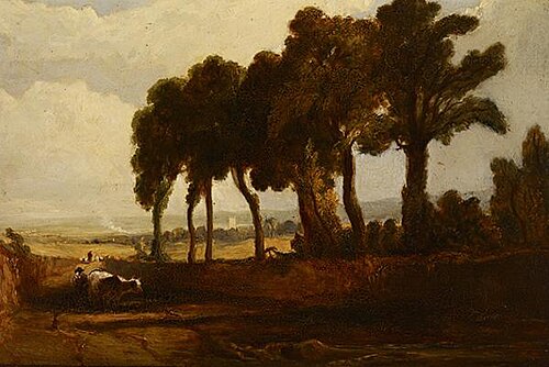 A Group of Trees at Grange, 1826, Edmund Thornton Crawford