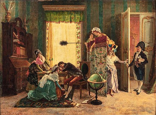The Surprise, 1878, Angelo Martinetti