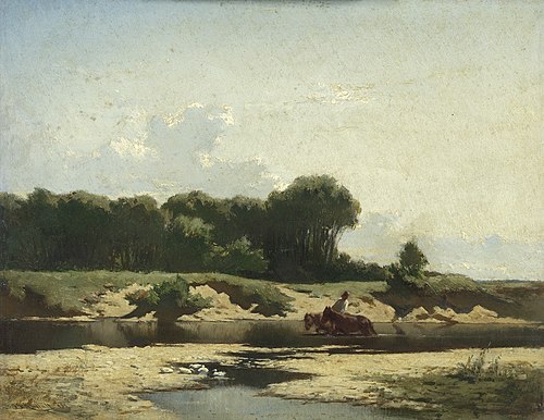 The horse race, 1858, Johann Gualbert Raffalt