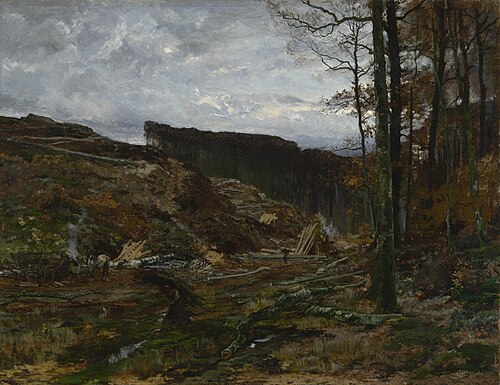 In the Ardennes, 1868, Hippolyte Boulenger