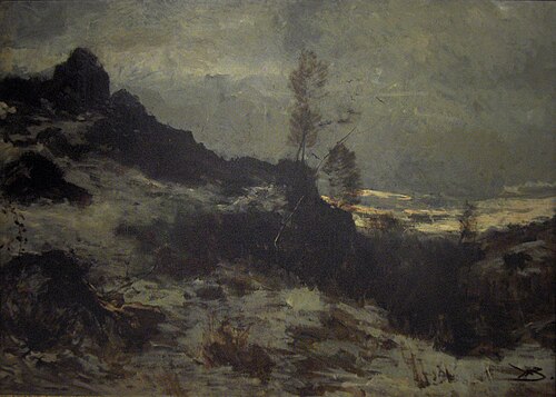 Crépuscule. Hiver, 1871, Hippolyte Boulenger