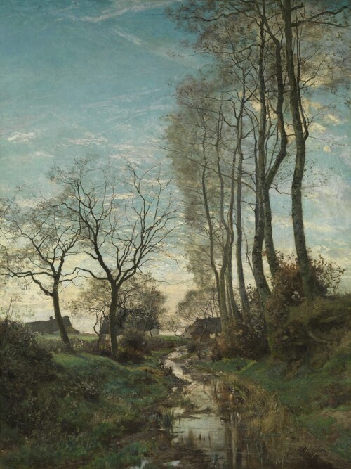 Josaphat Valley at Schaarbeek, 1860, Hippolyte Boulenger