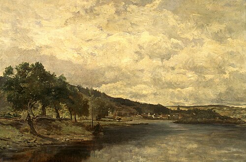 La Meuse à Anseremme, , Hippolyte Boulenger