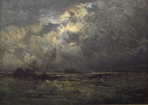 L'inondation, 1871, Hippolyte Boulenger
