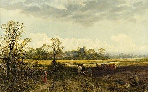 Church Field at Edmonton, 1869, James Peel