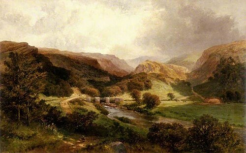 Pont-y-Pant and the Lledr Valley, 1877, James Peel