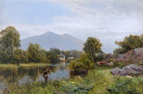 Landscape with Fisherman, , James Peel