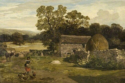 Landscape with a Farm, , James Peel