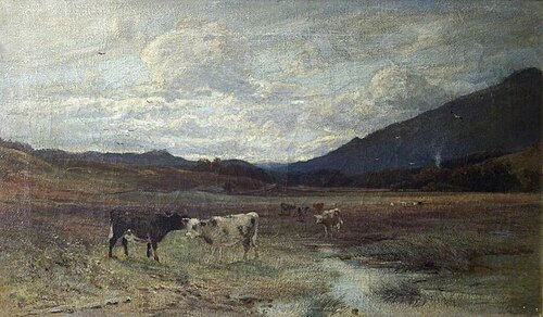 Scene with Cattle, 1888, John Smart