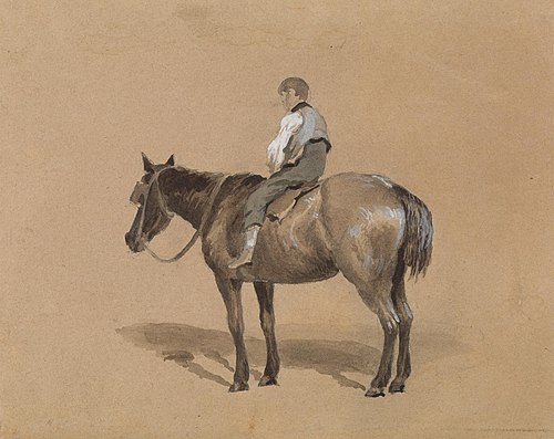 Stable Boy on a Pony, , Arthur James Stark
