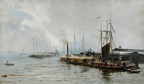 Old Hull Pier, , William Fleming Vallance