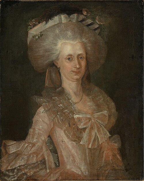 Portrait of Mrs. Vosgraf, b. Trochmann Knap, 1786, Heinrich Christian Friedrich Hosenfelder