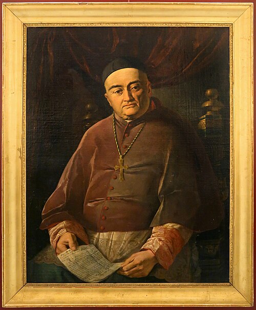 ritratto del vescovo giuseppe gaetano incontri, 1850, Antonio Puccinelli