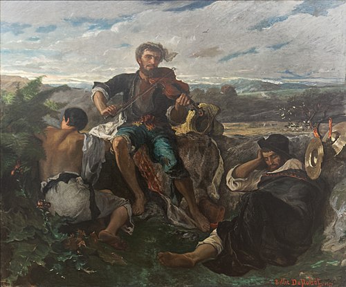 Les Trois bohémiens, 1857, Joseph Alfred Bellet du Poisat