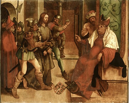 Christ devant Caïphe, 1512, Meister des Dominikanerzyklus