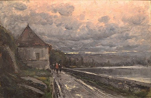 Le Rhône à Yenne, , Joannès Drevet