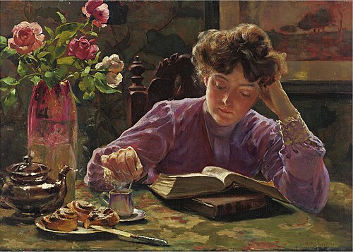 Quiet pleasures, 1898, Gustave Max Stevens