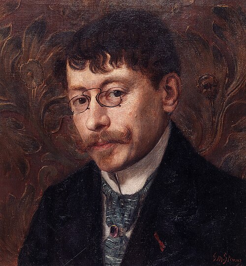 Portrait of Albert Giraud, 1901, Gustave Max Stevens