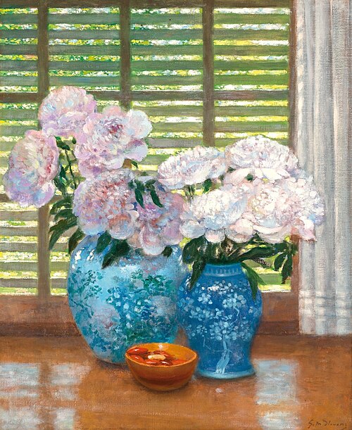 Peonies, 1923, Gustave Max Stevens