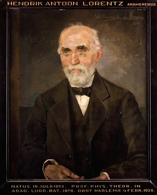 Portret van Hendrik Antoon Lorentz, hoogleraar Theoretische natuurkunde te Leiden, 1916, Menso Kamerlingh Onnes