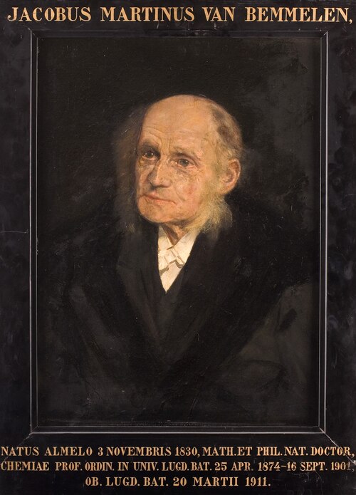 Portret van Jacob Maarten van Bemmelen, hoogleraar Scheikunde te Leiden, 1902, Menso Kamerlingh Onnes