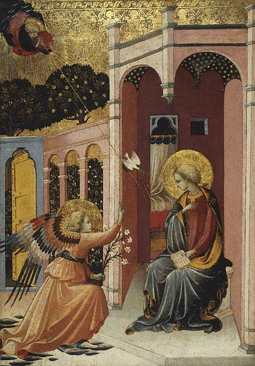 Annunciation, 1435, Maître du Jugement de Pâris du Bargello