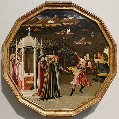 The Abduction of Helen, 1450, Maître du Jugement de Pâris du Bargello