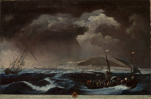 View of the Port of Sète (El puerto de Sète), 1771, Juan Patricio Morlete Ruiz