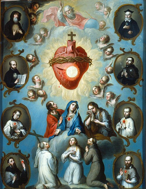 The Heart of Jesus, 1759, Juan Patricio Morlete Ruiz
