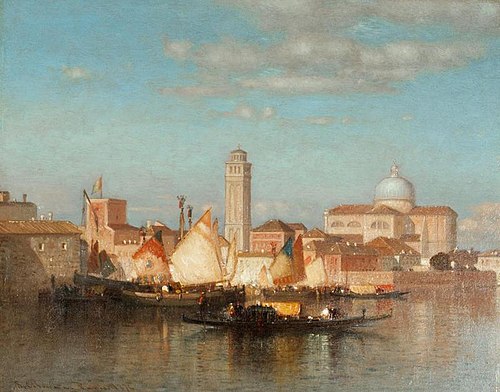 Venice, 1875, Samuel Colman