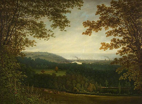 A View of Bristol from Ashton Park, 1822, Samuel Colman