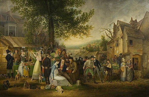 St James's Fair, Bristol, 1824, Samuel Colman