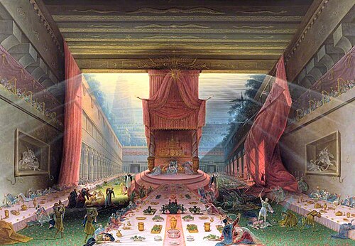 Belshazzar's Feast, 1833, Samuel Colman