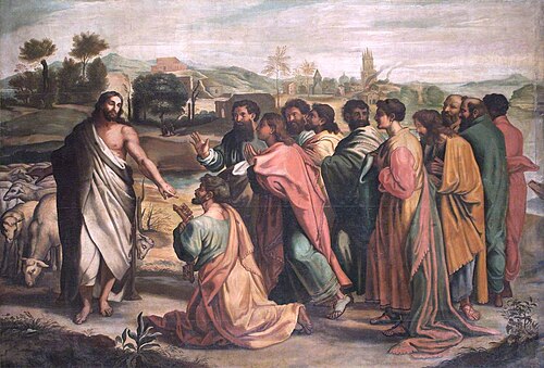 Christ's Charge to Peter (after Raphael), 1697, Henry Cooke