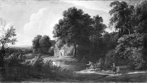 Wooded Landscape with Hunters, 1657, Jacques d'Arthois